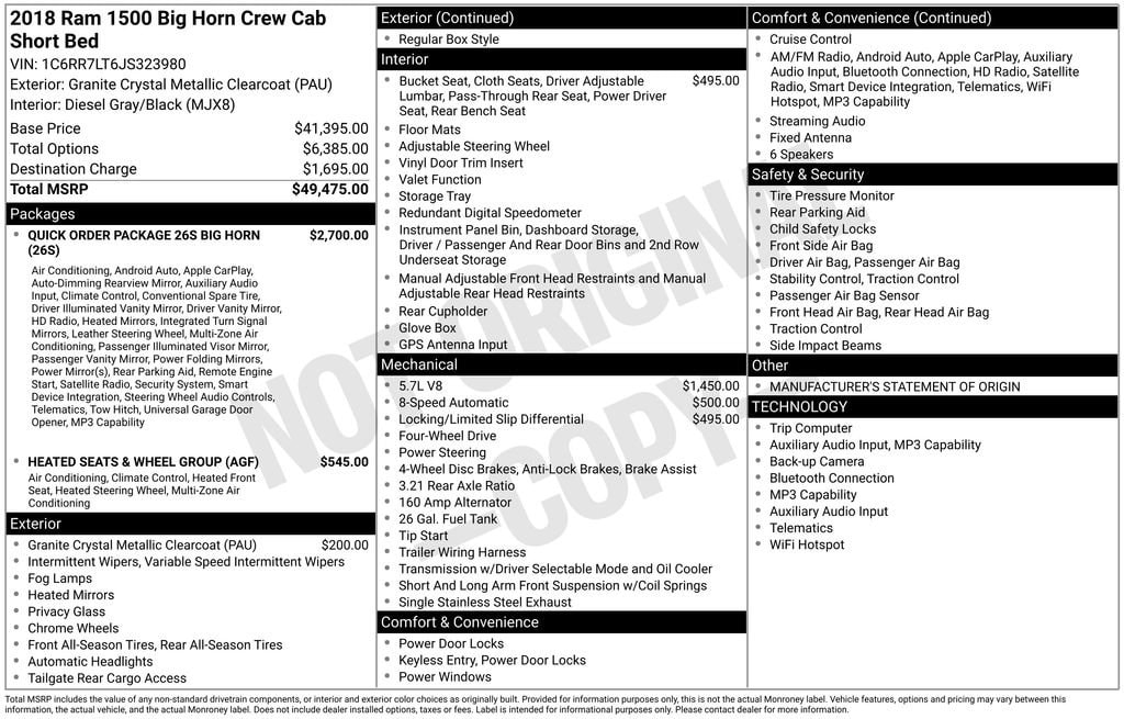 ram ram 1500 pickup 2018 1C6RR7LT6JS323980 image ram ram 1500 pickup 2018 1C6RR7LT6JS323980 image